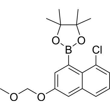2-(8-Chloro-3-(methoxymethoxy)naphthalen-1-yl)-4,4,5,5-tetramethyl-1,3,2-dioxaborolaneCas:2621938-40-5